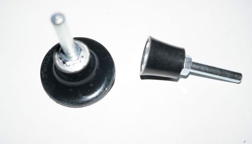 1pc 1&#034;&amp; 1pc 2&#034;holder for quick change or roloc disc with 1/4&#034; shaft