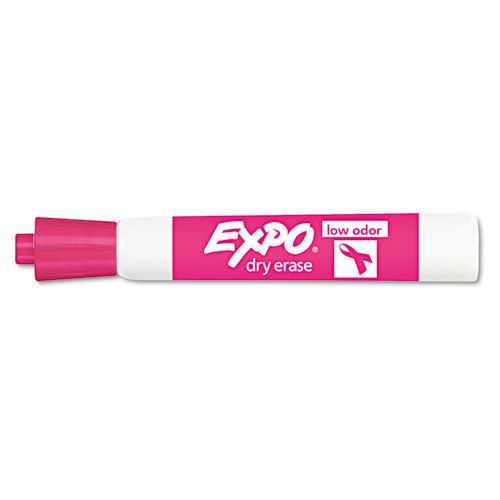 Pink Ribbon Low Odor Dry Erase Marker, 2/Pack