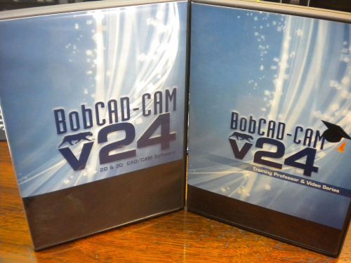 BobCad-Cam V24 Mill+Lathe CNC Programming Software + BobArt -- 2 Licenses