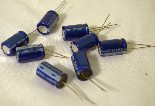 8pc Lot 2.7v 6.8f Super Capacitor Heter Lampson Utra Cap