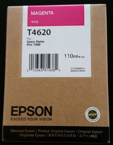 NEW Genuine Epson T4620 STYLUS PRO 7000 Magenta Ink Catridge