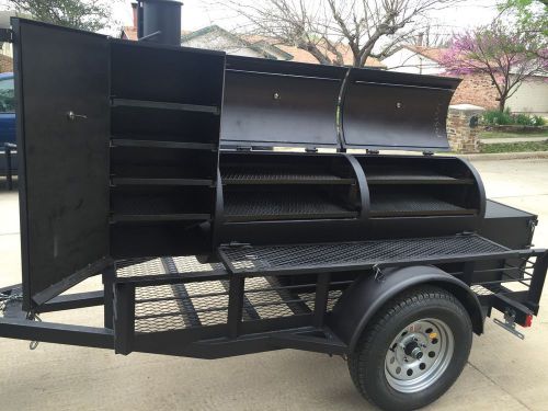 Bbq pit Grill Cooker Smoker Trailer