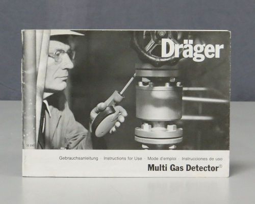 Drager Multi Gas Detector Model 21/31 Operating Manual