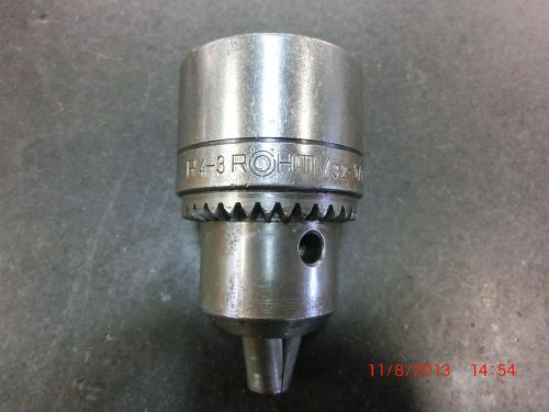 Rohiti r4-3 drill chuck holds 1/32-3/8 for sale
