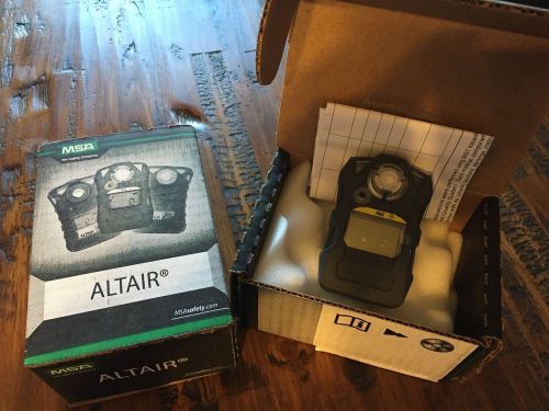Lot Of (2)MSA ALTAIR2X 10153984C Multi-Gas Detector Monitor, H2S , Charcoal Gray