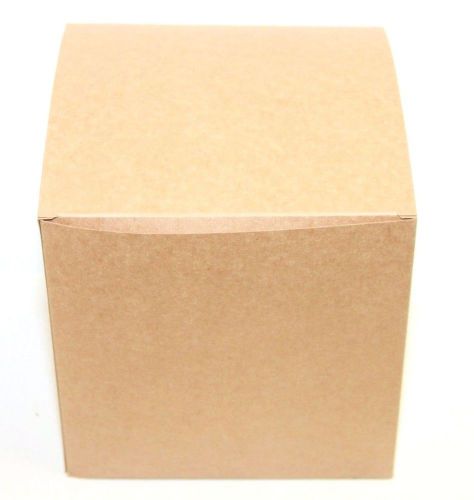 Lot of 100 6x6x6 Gift Retail Shipping Packaging boxes Kraft light cardboard