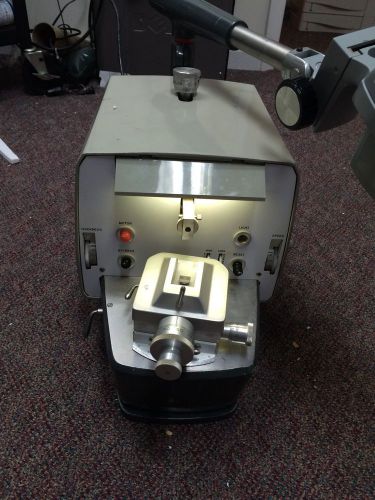 SORVALL PORTER-BLUM MT-2 ULTRA MICROTOME With Bausch &amp; Lomb Scope.