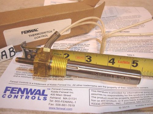 Fenwal screw in probe thermostat -100 to 600 deg f, new, cat 01-017102-000 10amp for sale