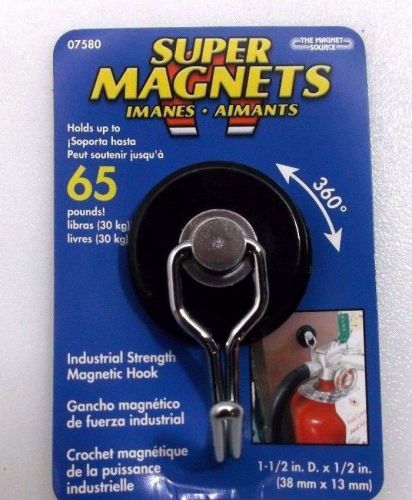 Master Magnetics 07580 Magnetic Hook with Rotating Swing Hook, 1.47&#034; Diameter