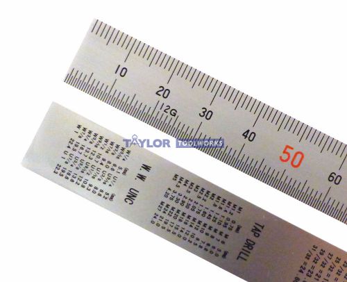 Shinwa 150 mm metric rigid zero glare machinist rule mm and .5 mm markings 101a for sale