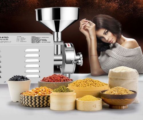 20-40KG/H Continuous Cereal Grinder machine Herbs Pulverizer Coffee Beans
