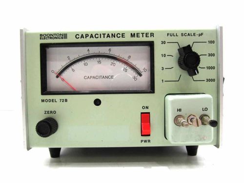 Boonton electronics capacitance meter model 72b w/ 72-5b 72-4b adapters for sale