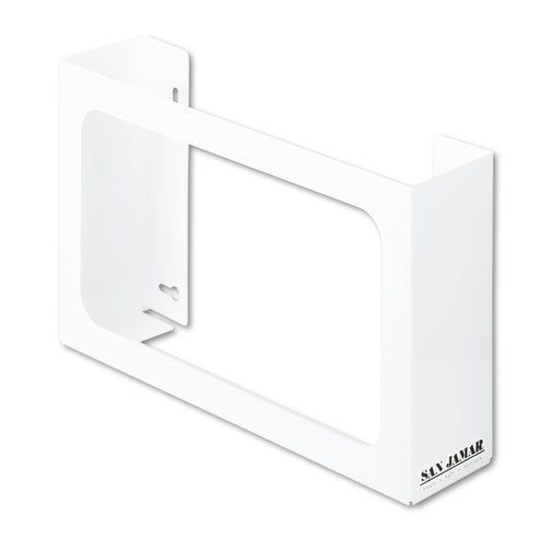 White enamel disposable glove dispenser, three-box, 18w x 3 3/4d x 10h for sale