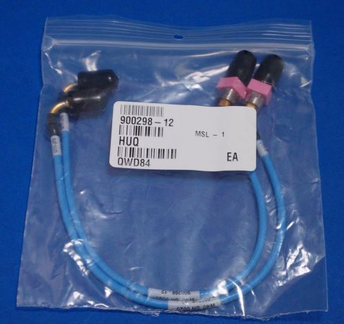 2 Corning Gilbert SMB RF Microwave GPPO BNC Coax Connector Cable to 6 GHz