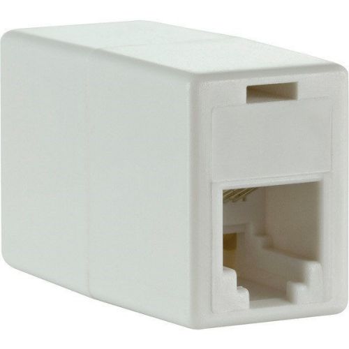 GE 76190 Dual In-Line 4-Conductor Coupler White