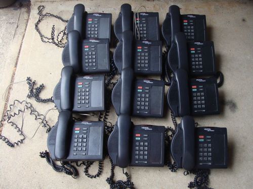Lot of 12 Nortel Networks M3901 NTMN31BB70 Charcoal Telecom Telephone Phone
