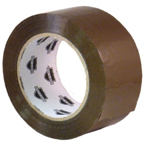 12 rolls brown tan carton sealing packing tape shipping 2&#034; 2.0 mil 110 yd 330&#039; for sale
