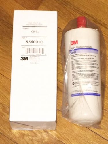 Original 3m cs-61 / cs-561 replacement water filter cartridge part # 5560010 new for sale