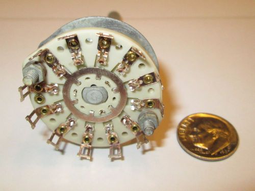 CRL CERAMIC  ROTARY SWITCH  1 POLE - 12  POSITIONS   NON SHORTING   1 PCS.  NOS