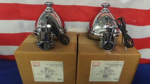 New Pair Unity AG-C 6&#034; Deck Light with Clamp Bracket Mount