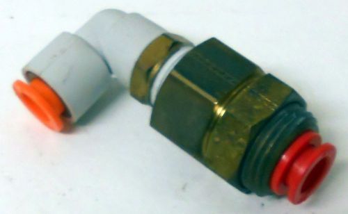 Smc s&#039;pore 3/8&#034; quick disconnect tube 90 degree elbow to bulkhead fitting for sale