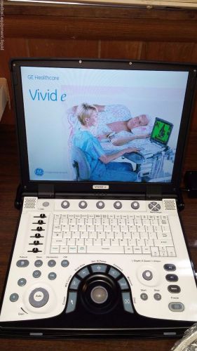 2009 ge vivid e portable cardiac/vascular ultrasound. free 1-year warranty! for sale
