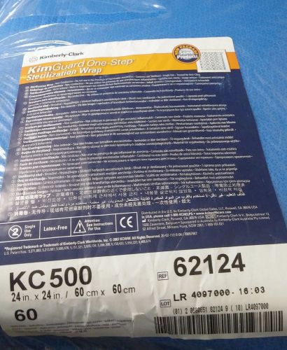 KC500 Kimguard Kimberly Clark 62124 Sterilization Wrap  Pack of 60 CT. 24”x24”