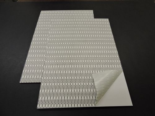 Self-stick Foam Board - White Permanent Adhesive 8.5&#034;x11&#034; (10)