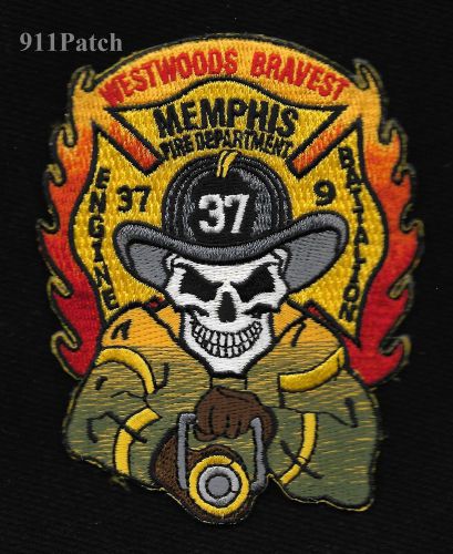 Memphis, TN - Engine 37 BTN 9 Westwoods Bravest FIREFIGHTER Patch Fire Dept.