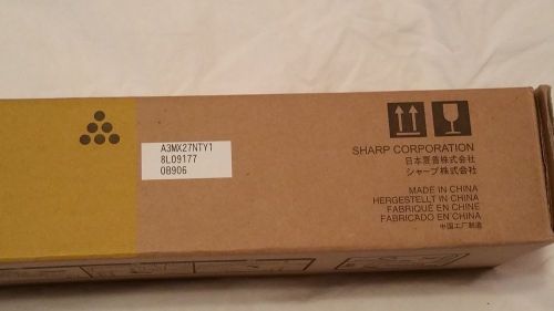 Genuine Sharp MX-27NTYA Yellow Toner Cartridge MX-2300, MX-2700, MX-3500