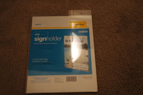 Sign Holder for Walls, 81/2 in. x 11 in.