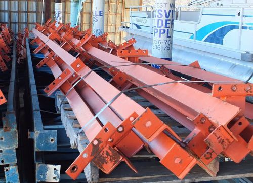 Pallet rack structural drive-in system (used) for sale