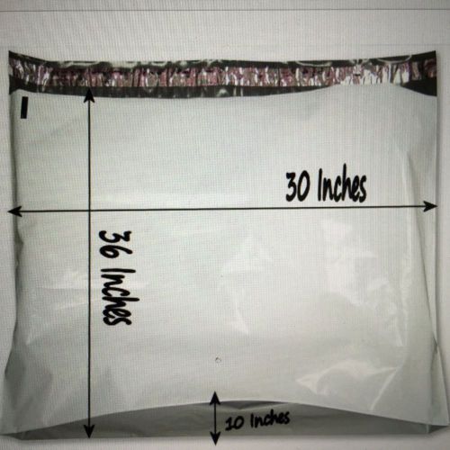 3-30x36x5 Large Poly Mailer Plastic Shipping Bag Envelopes Polybag Polyethylene