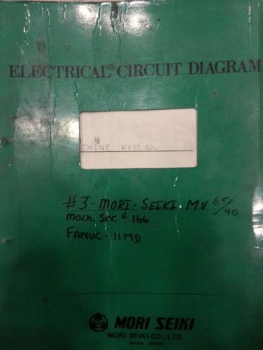 MORI SEIKI MV-65 Manual, Electrical Circuit Schematic and Ladder Chart Diagram