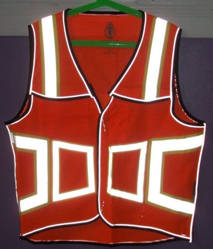 5X - High visibility safety vests - size large