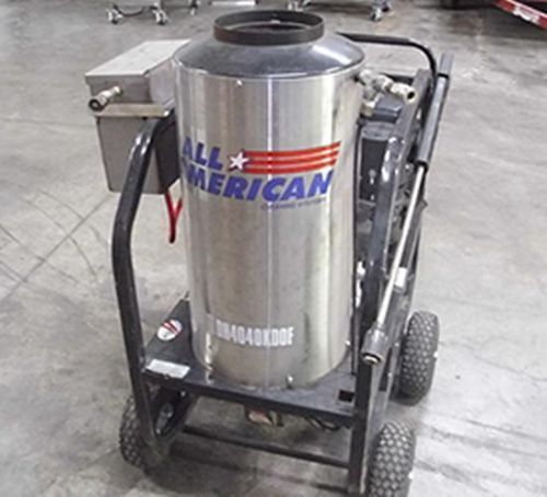 Used all american dh3540hdof hot water diesel 3.5gpm @ 4000psi pressure washer for sale