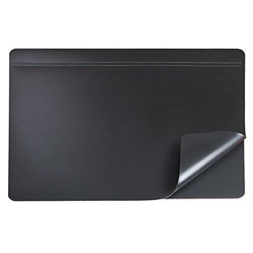 20&#034; x 31&#034; hide-away lift top desk organizer pad, black for sale