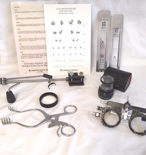 Assorted ophthalmic items for sale