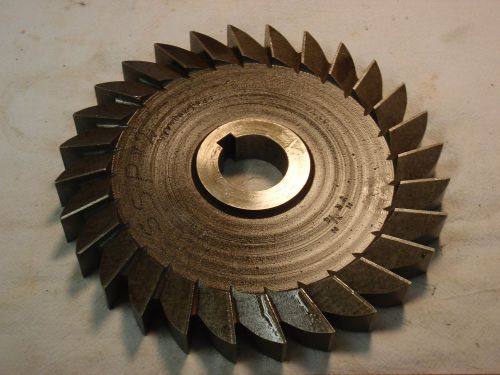 B C Co 7&#034; x 3/4&#034; x 1 1/4&#034;  STRAIGHT TOOTH Side Milling Cutter HSS