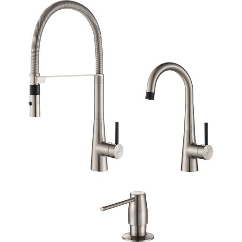 Kraus KPF-2730-2700-42SS Flex Commercial Style Kitchen &amp; Bar/Prep Faucet with S