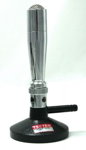 Meker burner for propane or bottled gas w/adjustable airflow for sale