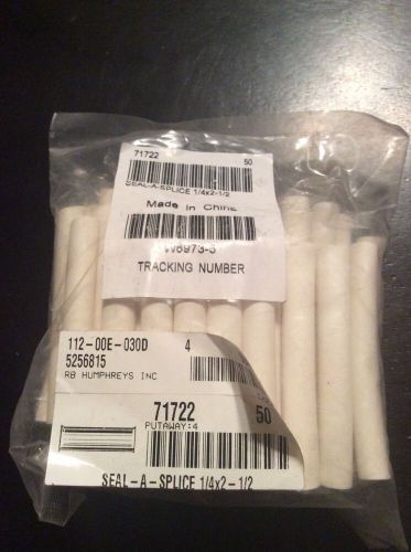 Imperial 71722, 50 piece heat shrinkable seal-a-splice 1/4x2 1/2 for sale