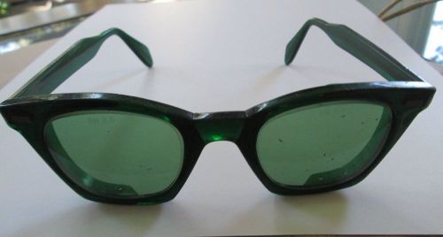 Vintage Glendale Welding Glasses, Wayfarer Style, Green Lenses, 1950&#039;s - 1960&#039;s