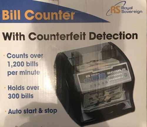 New Royal Sovereign RBC-1003BK Digital Bill Counter