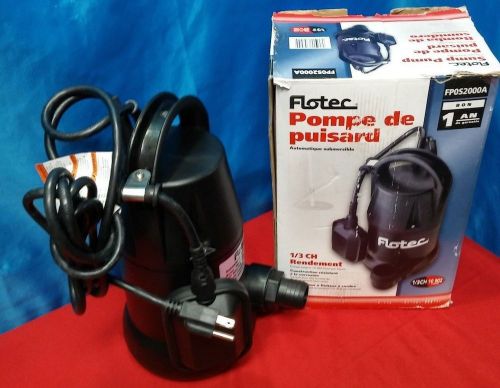Flotec fp0s2000a 1/3 hp 2,880 gph automatic submersible sump pump for sale