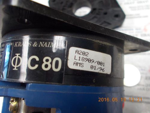 Kraus &amp; naimer c80/a202 rotary selector switch 2 position for sale