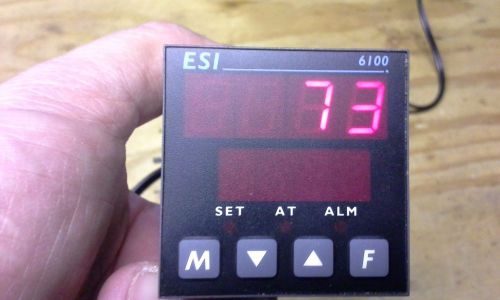 West ESI 6100 Digital Temperature Control Controller Process Model Number N6101
