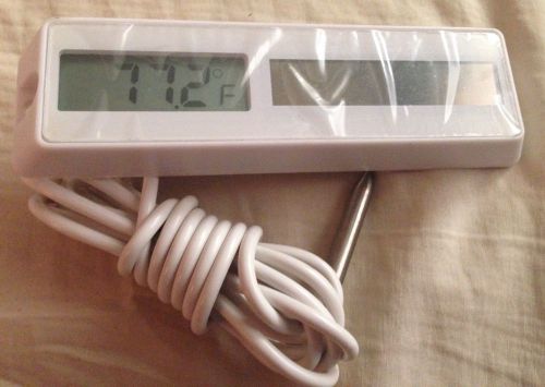 Refrigeration Digital White Thermometer - Brand New!!! Free Shipping!!!!