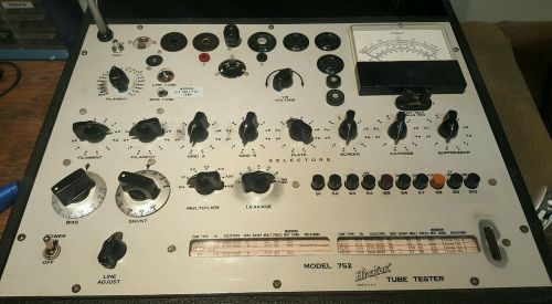 Hickok 752 tube tester *restored* includes manuals! great for audio/guitar tubes for sale