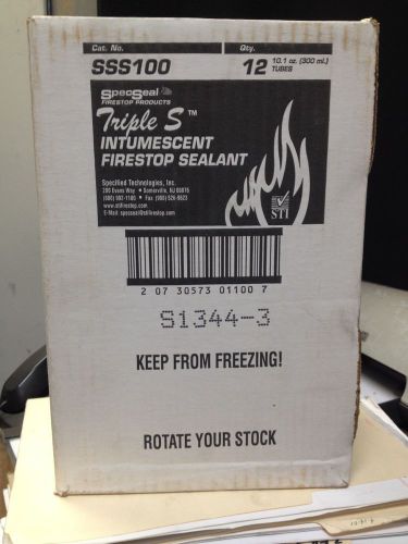 SpecSeal SSS100 SSS105 LCI305 TRIPLE S INTUMESCENT FIRESTOP SEALANT MADE IN USA